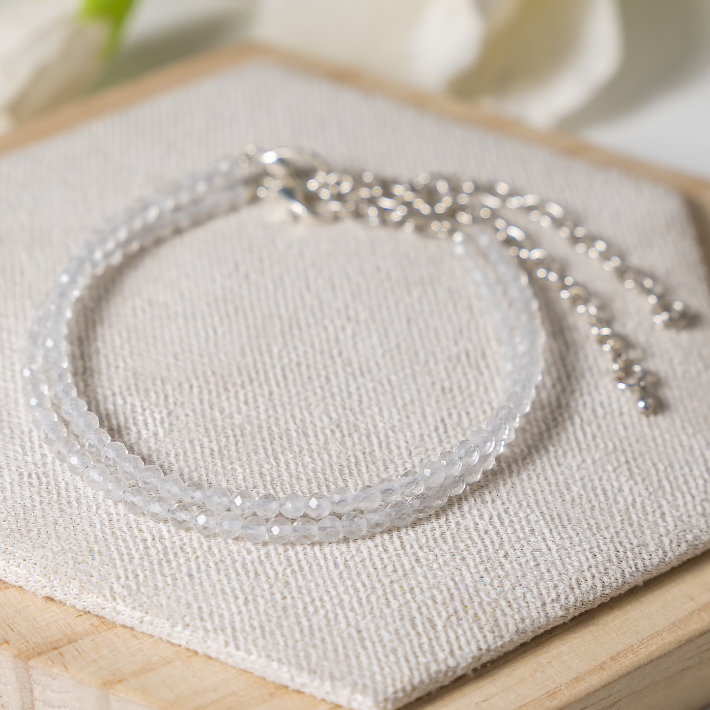 Crystal Anklet | Rose quartz | Energy Healing Accessory
