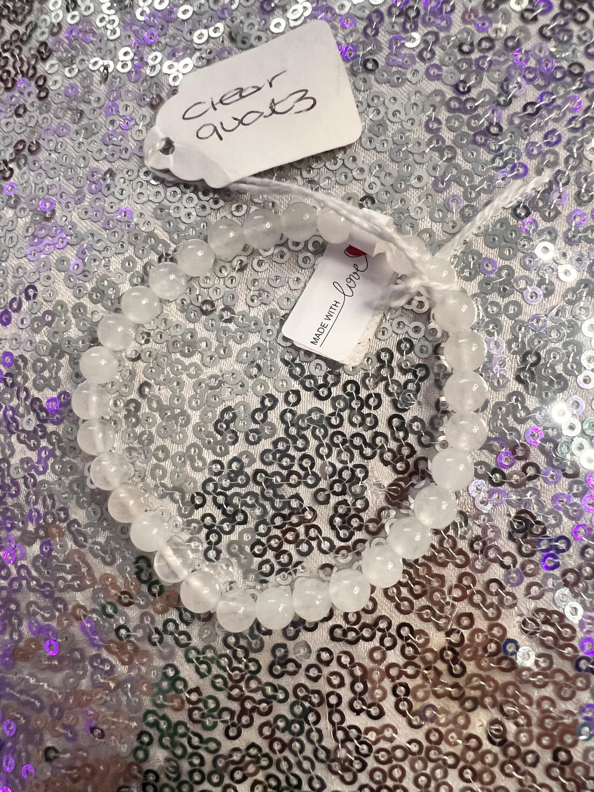Clear Quartz 6mm Bracelet