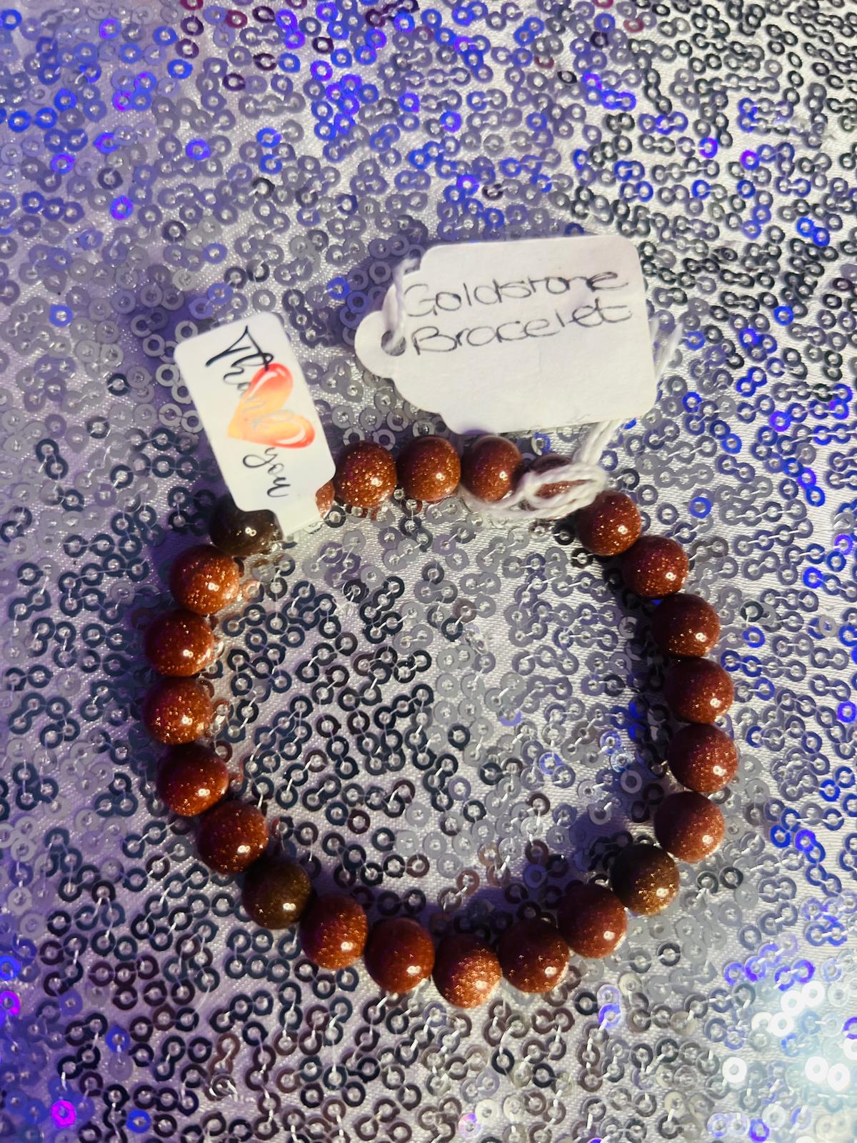 Goldstone 6mm Bracelet