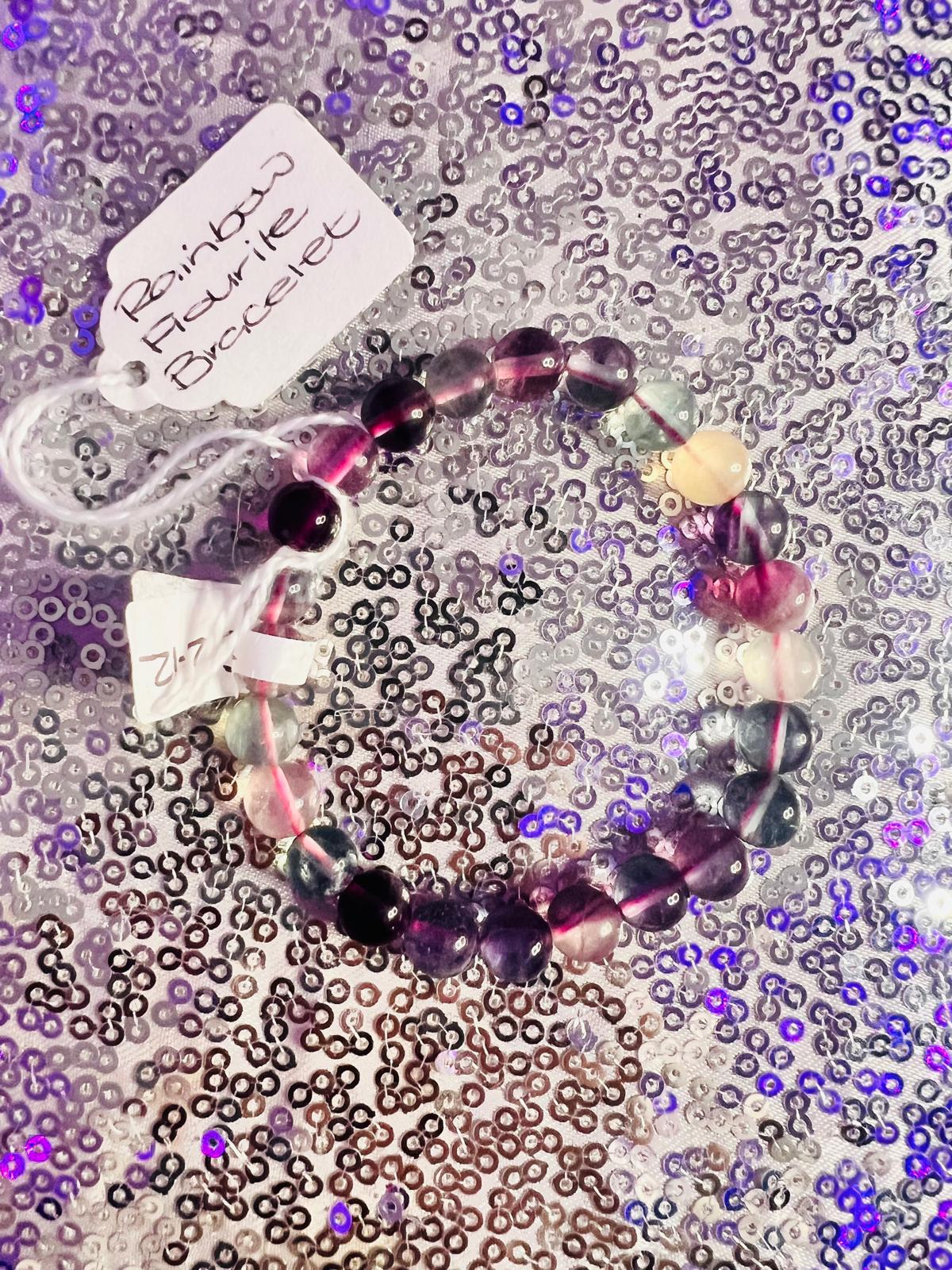 Rainbow Fluorite 8mm Bracelet