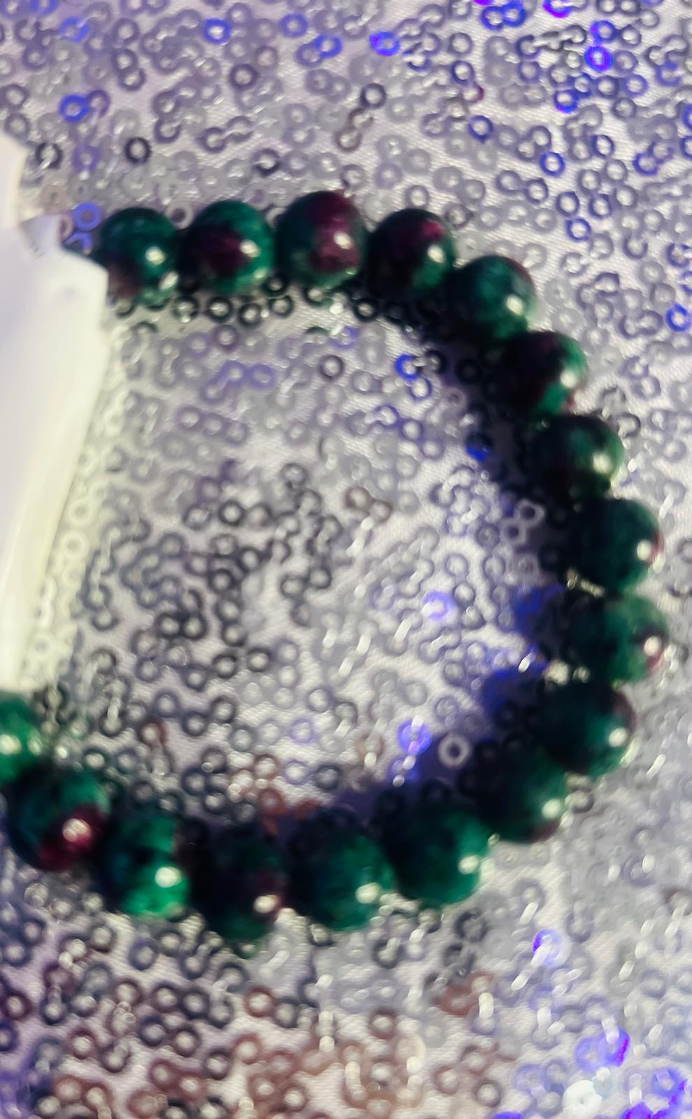 Ruby Zoisite 8mm Bracelet