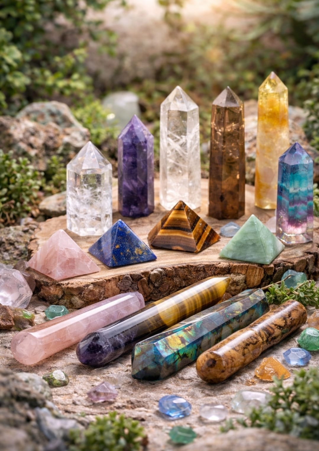 Pyramids, Towers, Points & Wands