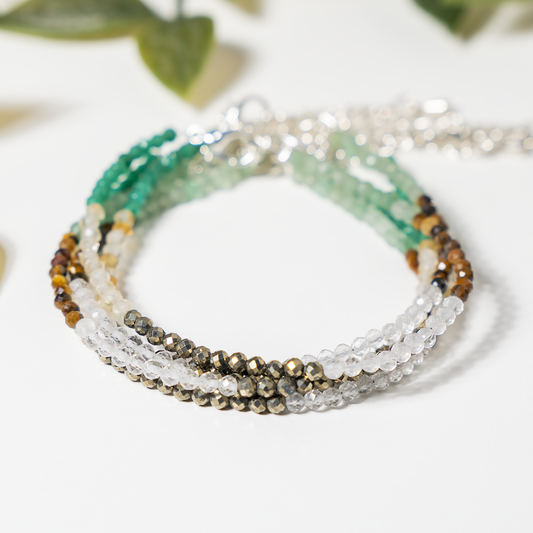 Crystal Anklet | Dhan Yog | Energy Healing Accessory
