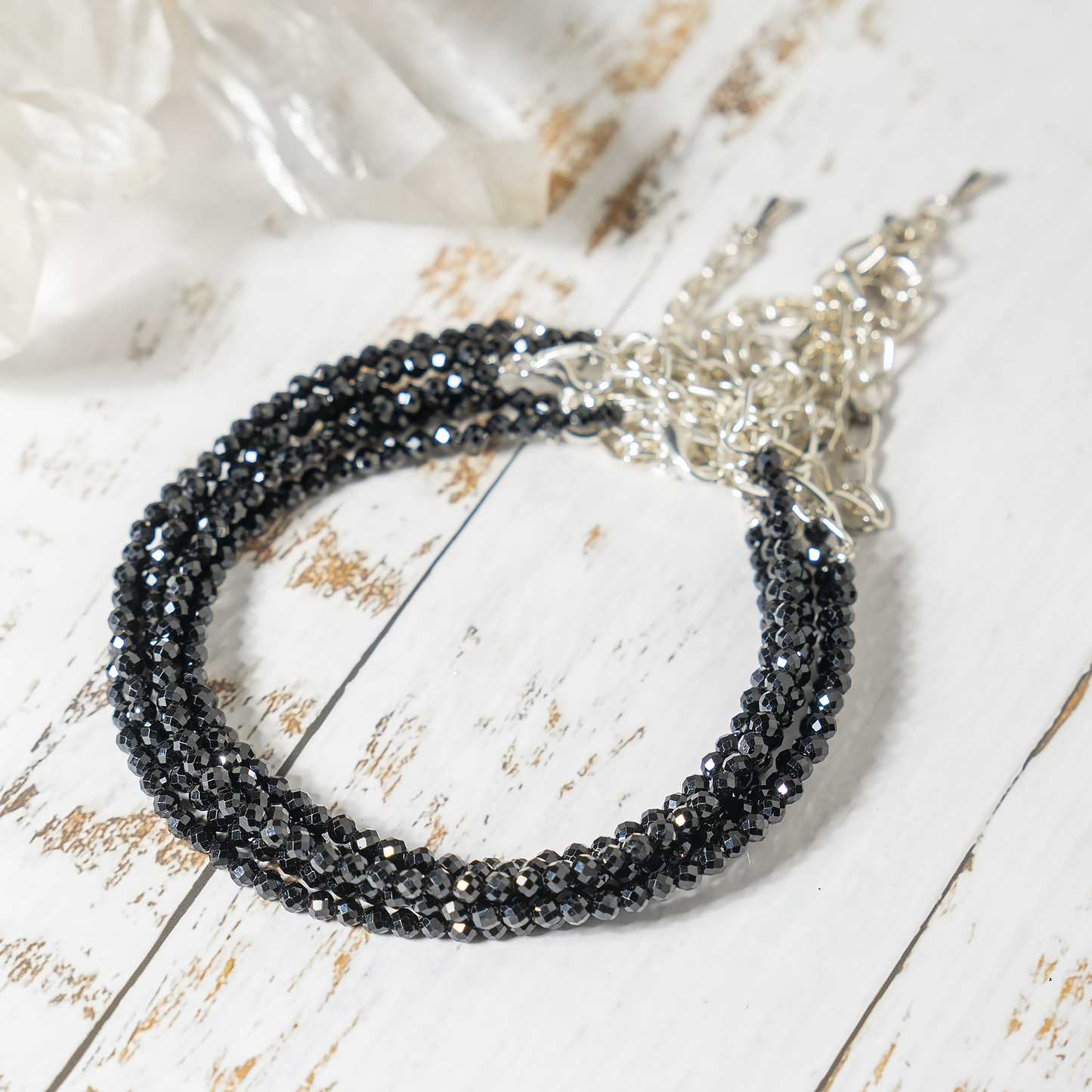 Crystal Anklet | Black Tourmaline | Energy Healing Accessory