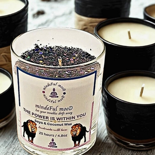 The Power Is Within You Soy & Coconut Candle 20cl by  mindeFul mooD