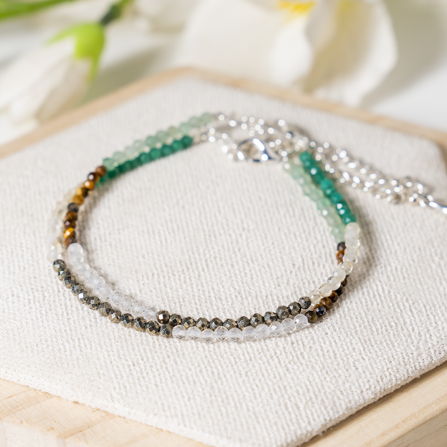 Crystal Anklet | Dhan Yog | Energy Healing Accessory