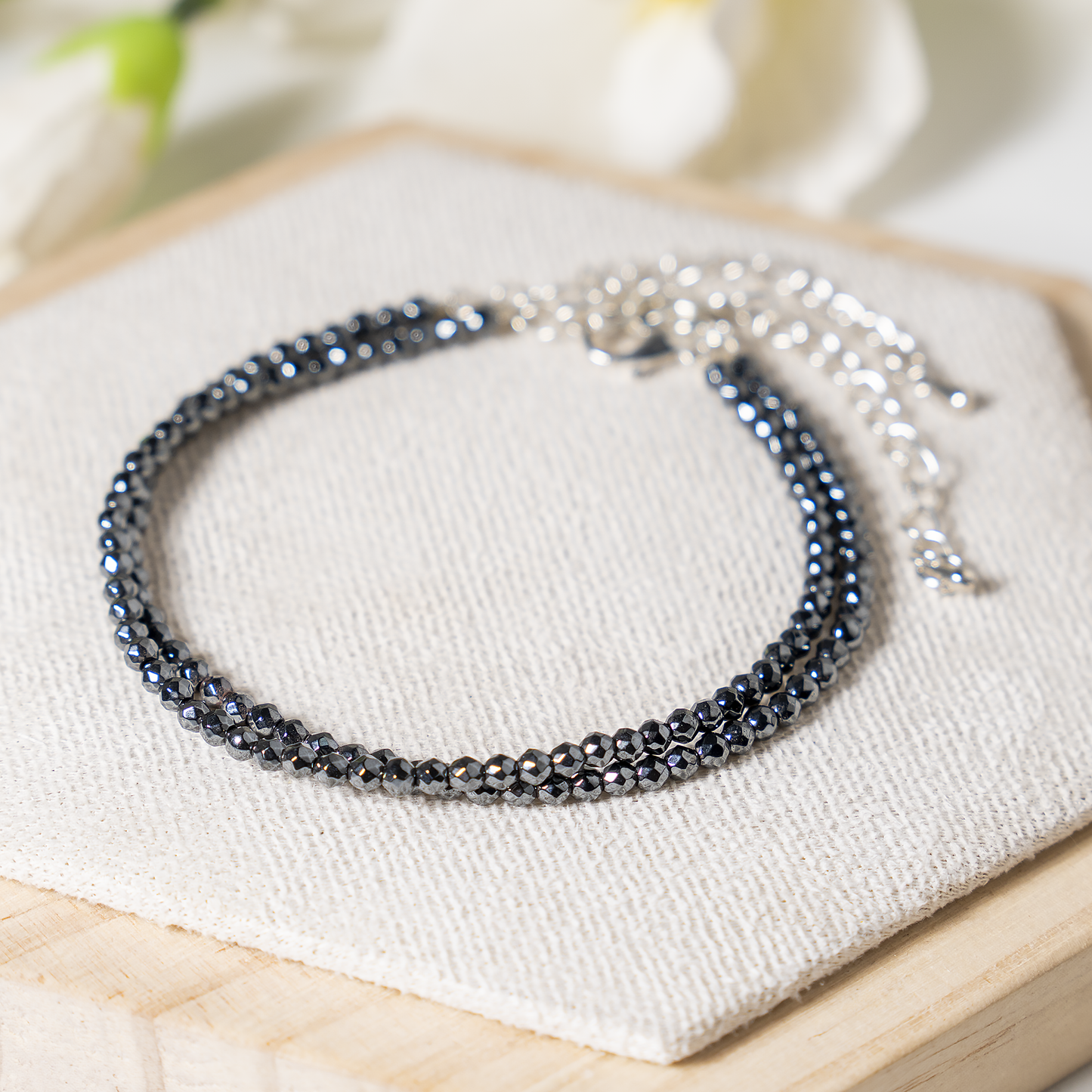 Crystal Anklet | Black Tourmaline | Energy Healing Accessory