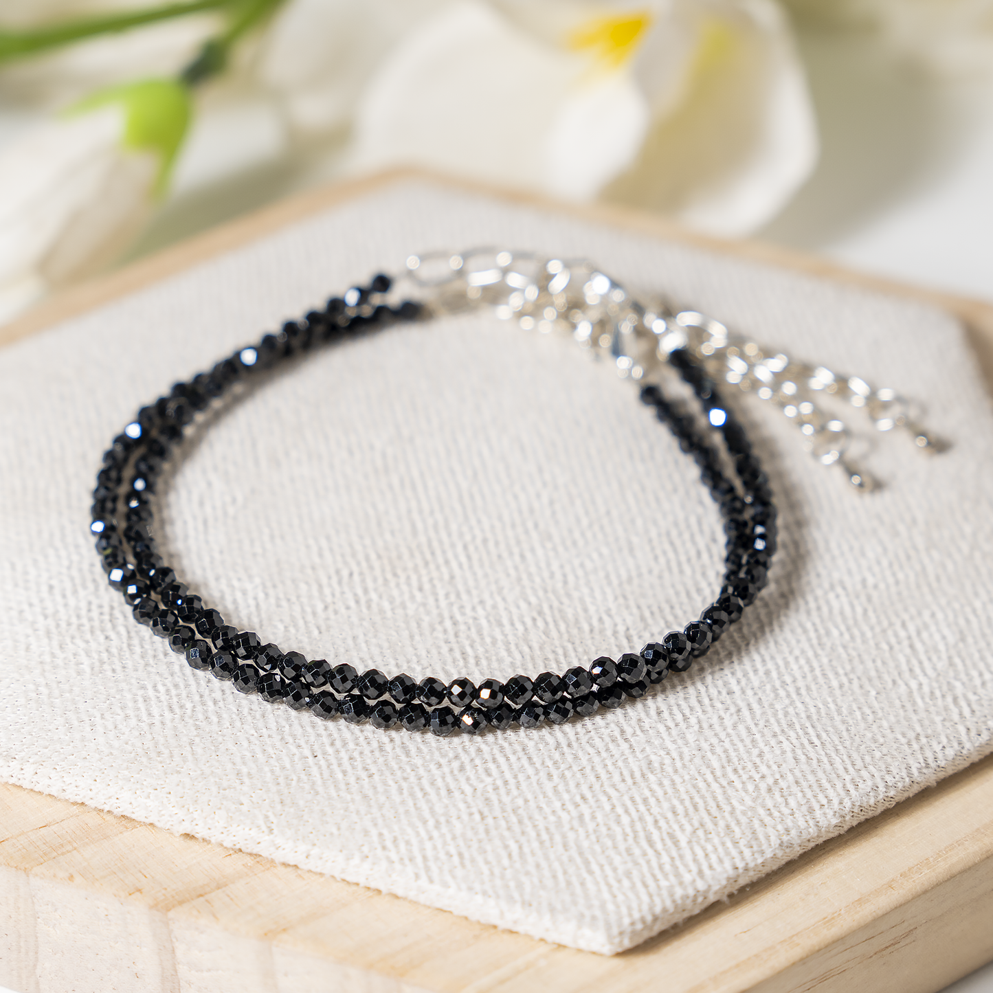Crystal Anklet | Rose quartz | Energy Healing Accessory