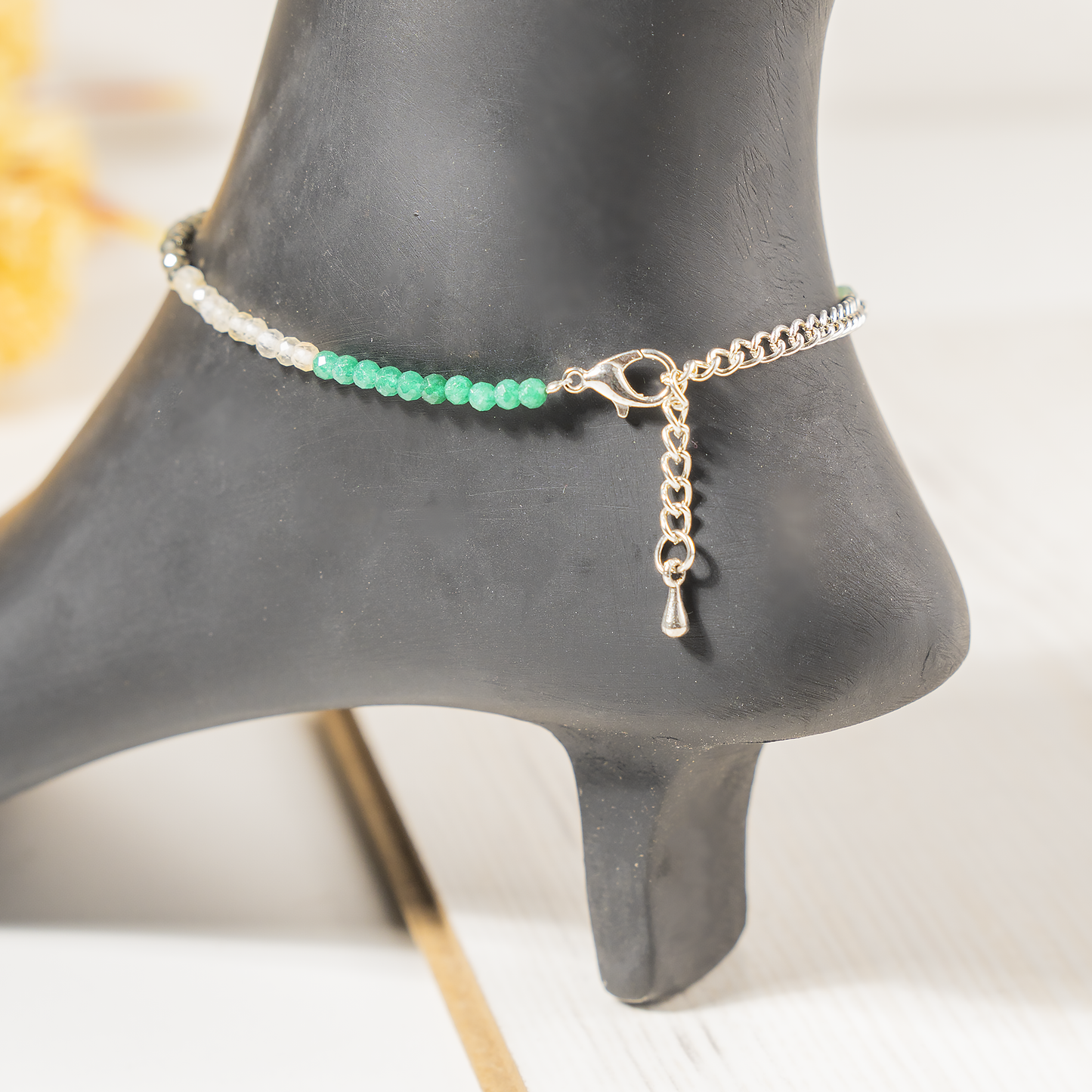 Crystal Anklet | Dhan Yog | Energy Healing Accessory
