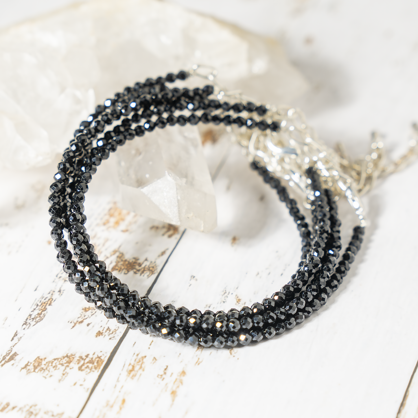 Crystal Anklet | Black Tourmaline | Energy Healing Accessory