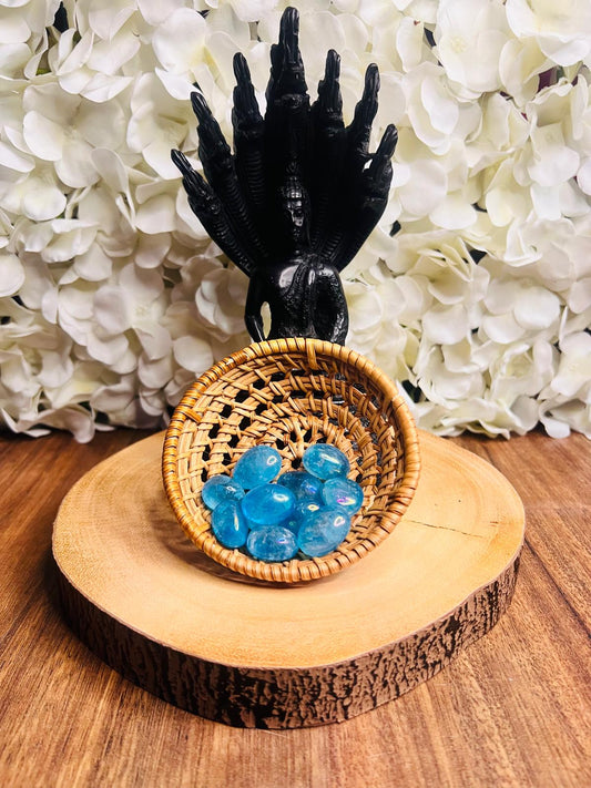 Aqua Aura Quartz Tumble