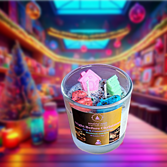 Night Before Christmas Soy & Coconut Candle 30cl by mindeFul mooD