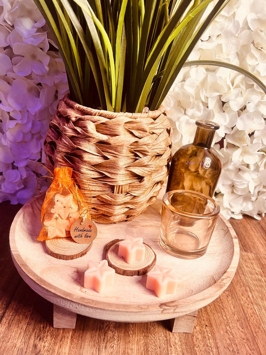 Handmade Cranberry, Cinnamon & Orange Star Soy Wax Melts