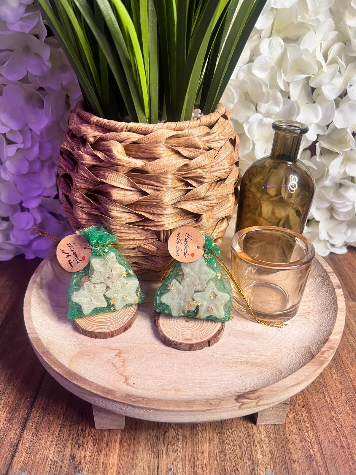 Handmade Hot Cross Buns Star Soy Wax Melts