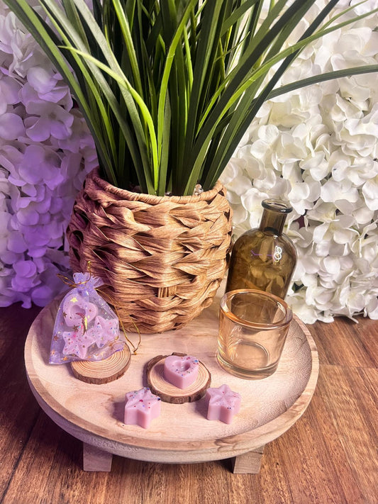 Handmade Plum Rose & Patchouli Star Soy Wax Melts