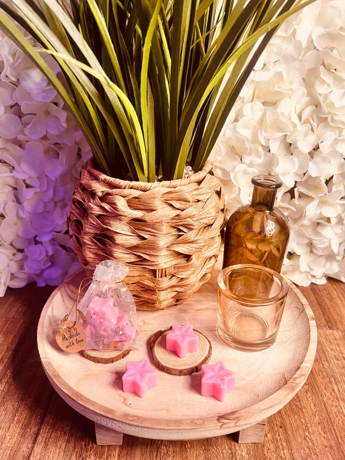 Handmade Rhubarb & Gin Star Soy Wax Melts