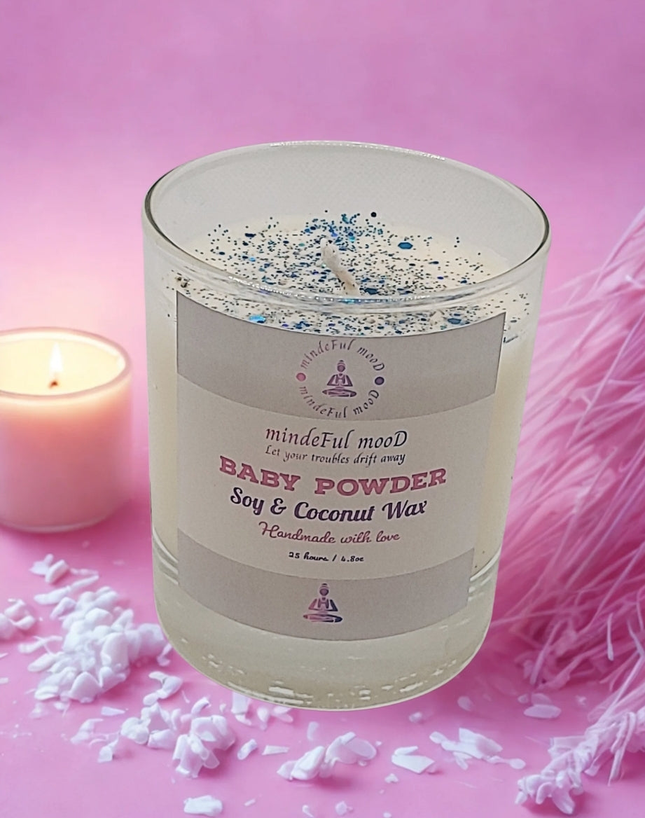 Baby Powdrer Candle 20cl by mindeFul mooD