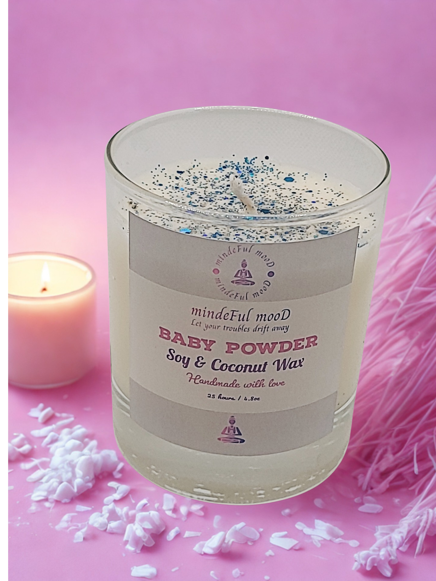 Baby Powdrer Candle 20cl by mindeFul mooD
