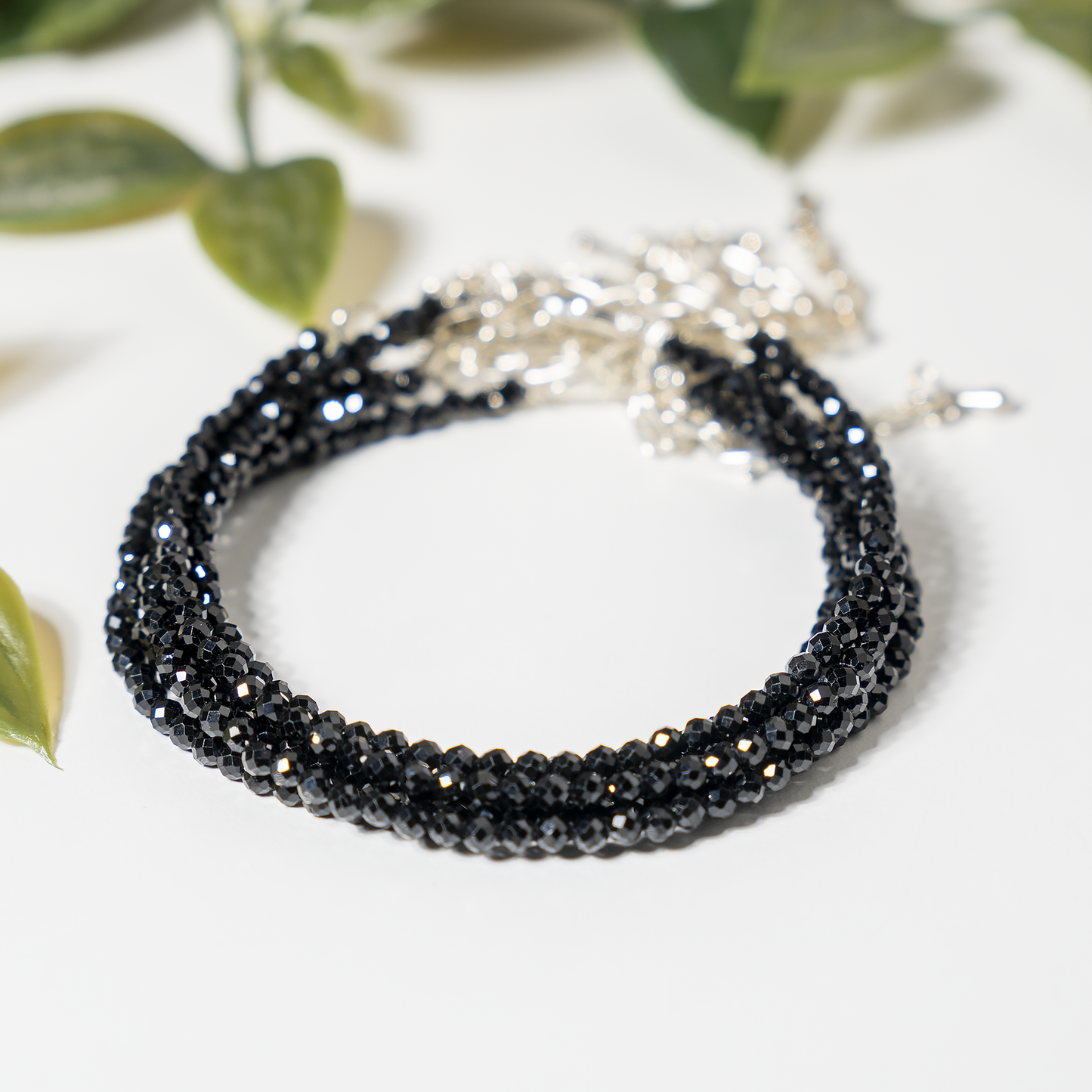 Crystal Anklet | Black Tourmaline | Energy Healing Accessory