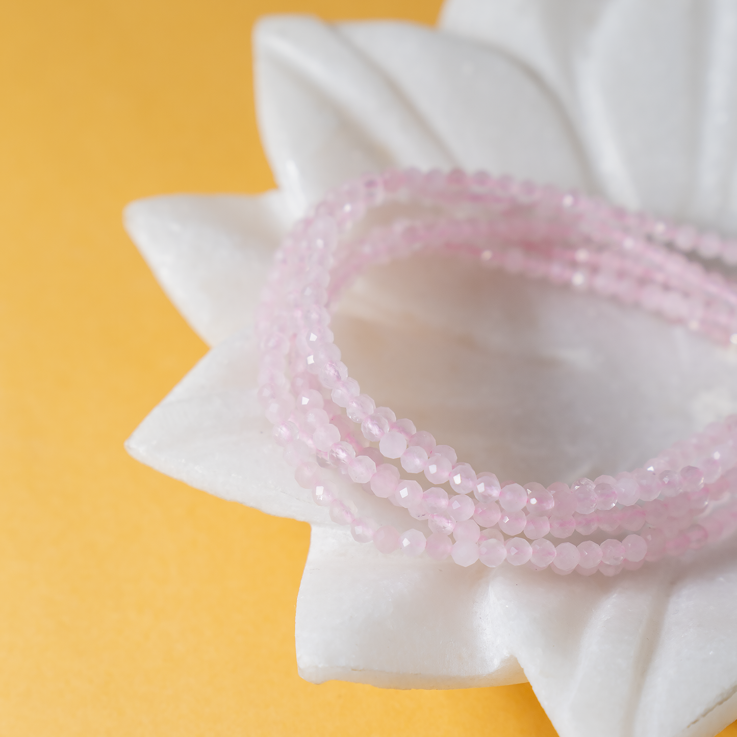 Crystal Anklet | Rose quartz | Energy Healing Accessory