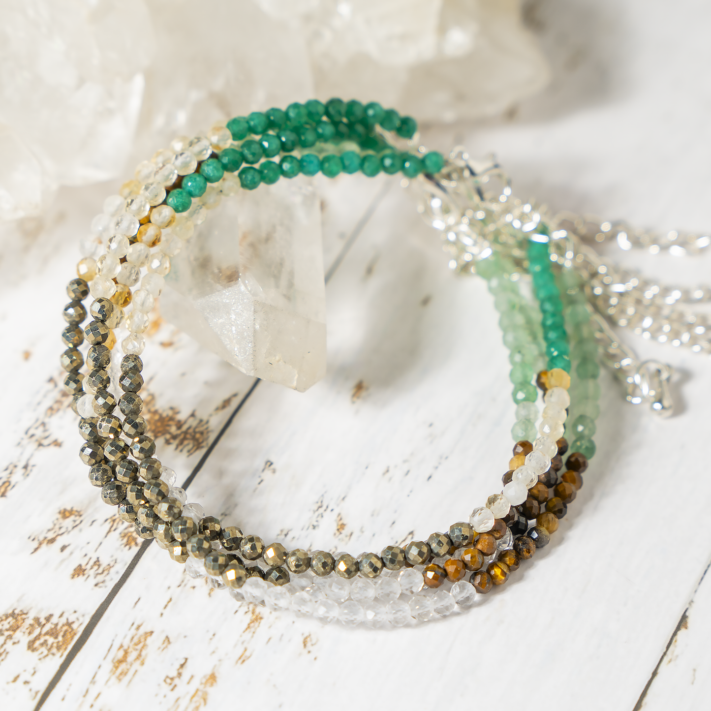 Crystal Anklet | Dhan Yog | Energy Healing Accessory